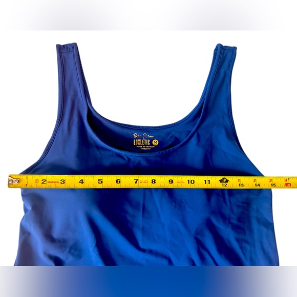 Lilly Pulitzer Tank Top Luxletic Oyster Blue Sunray with Bra women’s medium - Picture 12 of 13